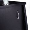 15mm MDF Portable 1pc Door with 3pcs Drawers Computer Desk (A Box) Black