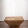 35.43"Vintage Style Ladder-Shaped Coffee Table, for Office, Dining Room and Living Room,Brown