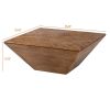 35.43"Vintage Style Ladder-Shaped Coffee Table, for Office, Dining Room and Living Room,Brown
