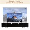 Extended, Minimalist Design TV stand with Color Changing LED Lights, Modern Universal Entertainment Center, High Gloss TV Cabinet for 90+ inch TV