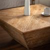 35.43"Vintage Style Ladder-Shaped Coffee Table, for Office, Dining Room and Living Room,Brown