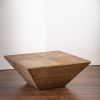 35.43"Vintage Style Ladder-Shaped Coffee Table, for Office, Dining Room and Living Room,Brown
