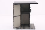 5-Piece Outdoor Conversation Bar Set,All Weather PE Rattan and Steel Frame Patio Furniture With Metal Tabletop and Stools for Patios, Backyards