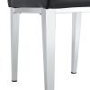 Table and chair set, modern minimalist white marble textured rectangular dining table. Suitable for restaurants and living rooms. Soft cushion seats.