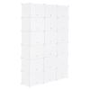 12-Tier Portable 72 Pair Shoe Rack Organizer 36 Grids Tower Shelf Storage Cabinet Stand Expandable for Heels, Boots, Slippers, White
