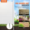 VEVOR Outdoor Privacy Screens, 50" W x 50" H Air Conditioner Fence, Pool Equipment Enclosure, Horizontal Vinyl Privacy Fence