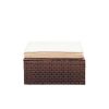 Nestl 7 Piece Patio Furniture Wicker Conversation Set, Brown/ Beige